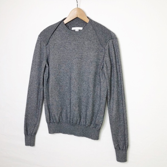 Alexander Wang grey silk cashmere crewneck sweater - Picture 7 of 12